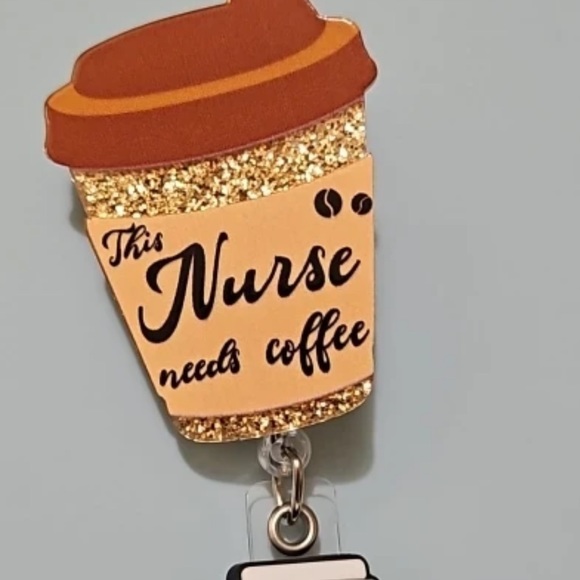 Super cute Nurse healthcare hospital character badge holder - Picture 8 of 11